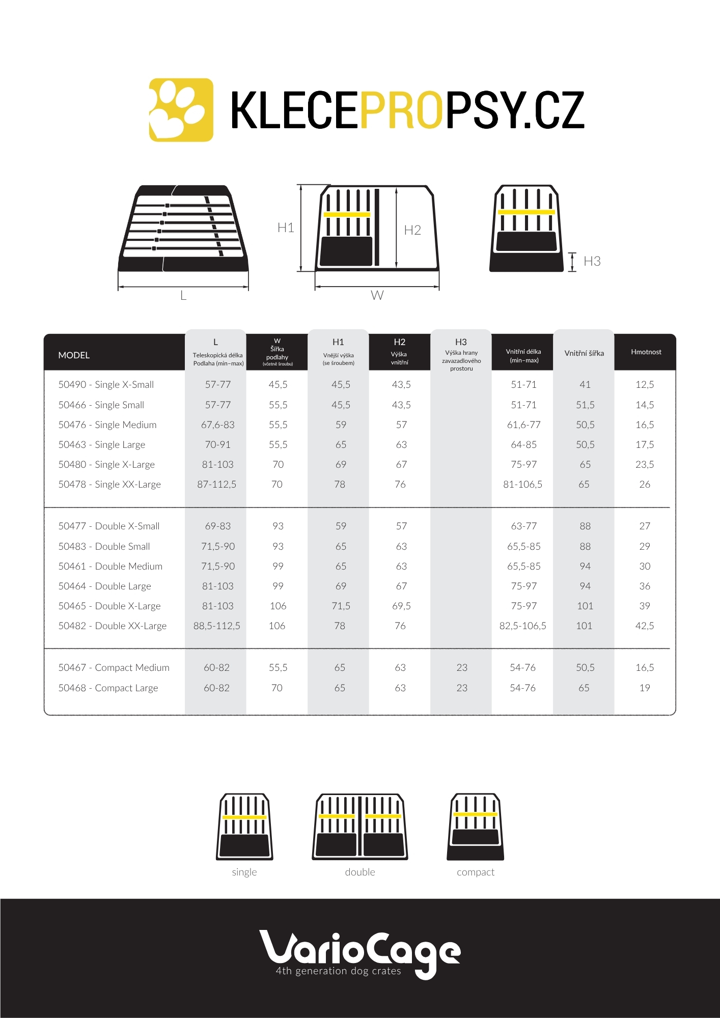VarioCage G4 Size Chart in cm.pdf